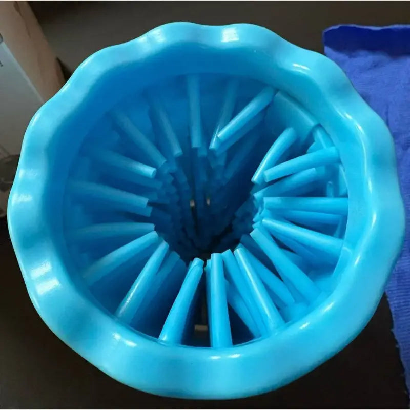 Indilio PawPure™ Deluxe Pet Paw Cleaner Cup with Soft Silicone Bristles