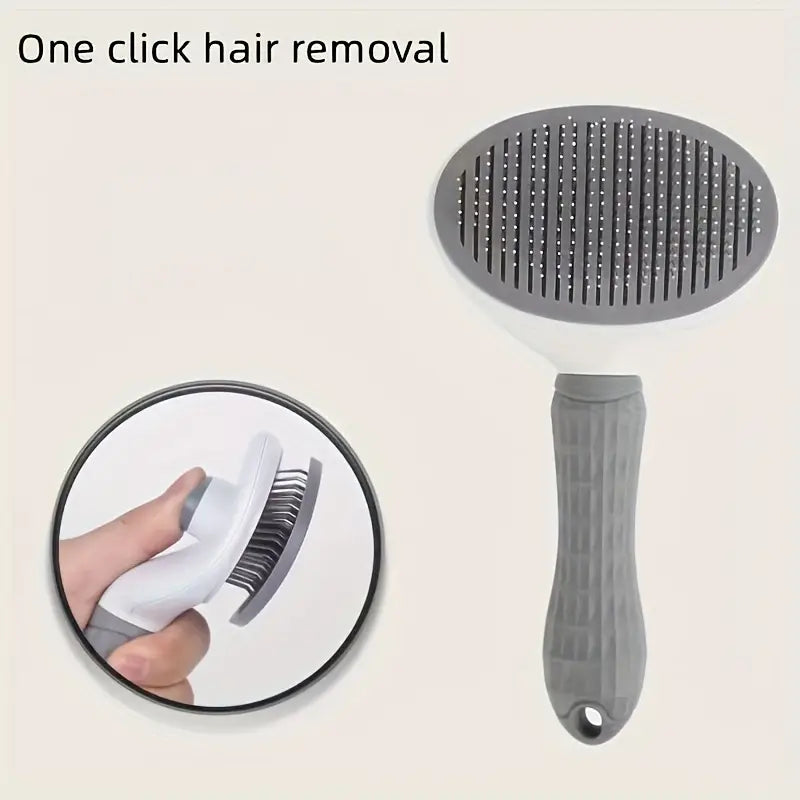 Indilio FurEase™ Slicker & Self-Clean Brush