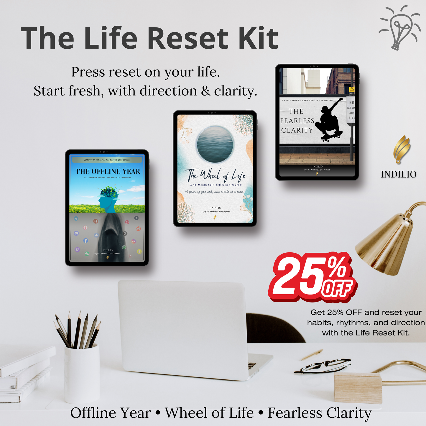 Life Reset Kit — Your Guided Path to Renewal, Balance & Mental Clarity