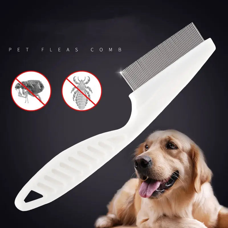 Indilio FleaDefy™ Luxe Grooming Comb – Flea & Tick Remover for Cats & Dogs