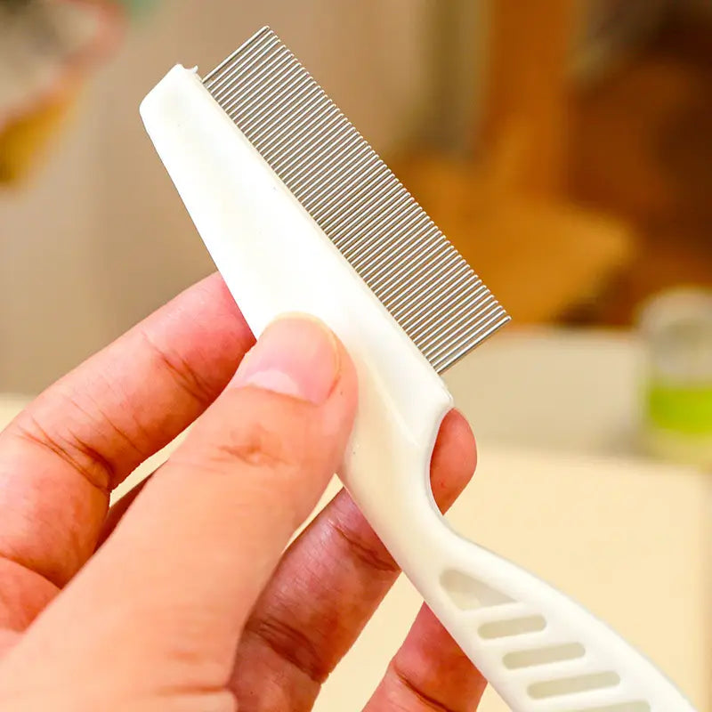 Indilio FleaDefy™ Luxe Grooming Comb – Flea & Tick Remover for Cats & Dogs