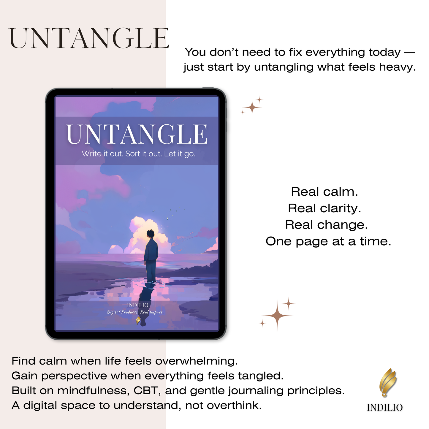 Untangle — A Science-Backed Mental Clarity & Thought Detox Workbook