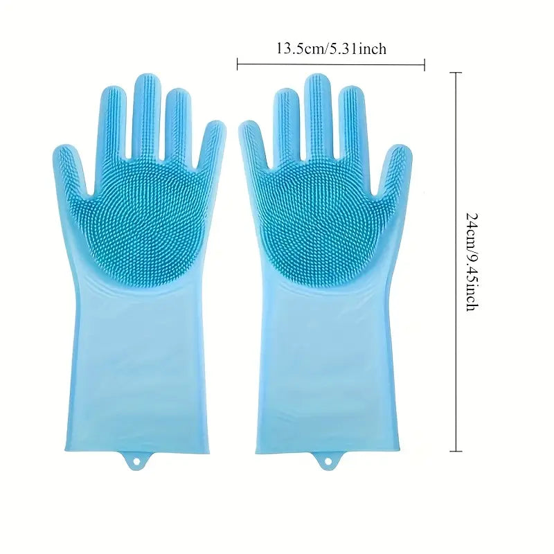 Indilio PawGlow™ Silicone Grooming & Bath Glove™ Silicone Grooming & Bath Glove