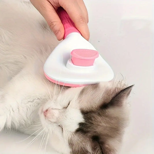 Indilio FurEase™ Slicker & Self-Clean Brush