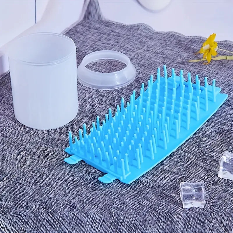 Indilio PawPure™ Deluxe Pet Paw Cleaner Cup with Soft Silicone Bristles