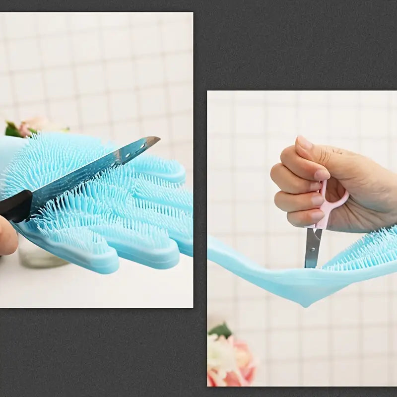 Indilio PawGlow™ Silicone Grooming & Bath Glove™ Silicone Grooming & Bath Glove